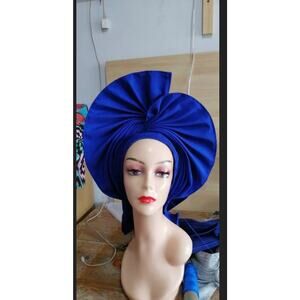 African autogele, ready to wear gele, African hat, traditional wedding hat...